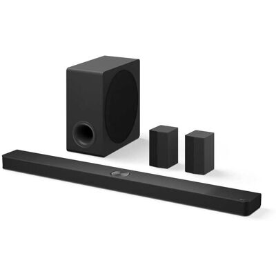 LG - 7.1.3-Channel S90TR Home Theater Soundbar with Wireless Subwoofer and Rear Speakers, Dolby Atmos, WOW Orchestra - Black LG - 7.1.3-Channel S90TR Home Theater Soundbar with Wireless Subwoofer and Rear Speakers, Dolby Atmos, WOW Orchestra - Black