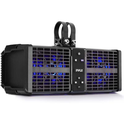 Pyle - 11" Off-Road ATV/UTV LED Lights Waterproof Bluetooth UTV Sound Bar - Speakers with Built-in Amplifier Pyle - 11" Off-Road ATV/UTV LED Lights Waterproof Bluetooth UTV Sound Bar - Speakers with Built-in Amplifier