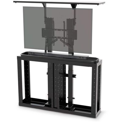 Storm Shell - TV & Soundbar Lift Cabinet Kit, Single Motor - Black Storm Shell - TV & Soundbar Lift Cabinet Kit, Single Motor - Black