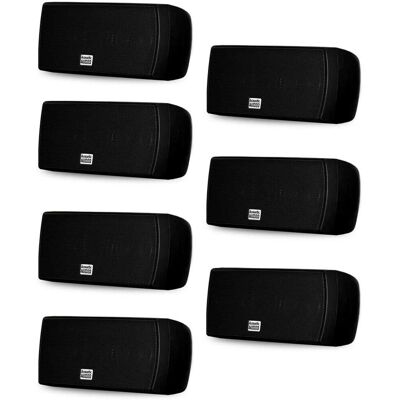 Acoustic Audio by Goldwood - AA32CB Mountable Indoor Speakers Bookshelf 7 Speaker Set AA32CB-7S - Black Acoustic Audio by Goldwood - AA32CB Mountable Indoor Speakers Bookshelf 7 Speaker Set AA32CB-7S - Black