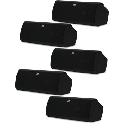 Acoustic Audio by Goldwood - AA40CB Indoor 3 Way Speakers Bookshelf 5 Speaker Set AA40CB-5S - Black Acoustic Audio by Goldwood - AA40CB Indoor 3 Way Speakers Bookshelf 5 Speaker Set AA40CB-5S - Black