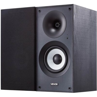 VEVOR - 25W x 2, Active Studio Monitor Speaker with 5.5 Inch Woofer, Bluetooth/RCA/Coaxial/Optical/USB/Subwoofer Connection - Black VEVOR - 25W x 2, Active Studio Monitor Speaker with 5.5 Inch Woofer, Bluetooth/RCA/Coaxial/Optical/USB/Subwoofer Connection - Black