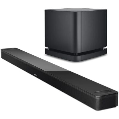 Bose - Smart Ultra Soundbar with Bass Module 500 Wireless Subwoofer - Black Bose - Smart Ultra Soundbar with Bass Module 500 Wireless Subwoofer - Black