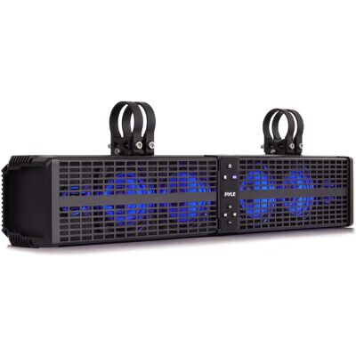 Pyle - 24" Off-Road ATV/UTV LED Lights Waterproof Bluetooth UTV Sound Bar - Speakers with Built-in Amplifier Pyle - 24" Off-Road ATV/UTV LED Lights Waterproof Bluetooth UTV Sound Bar - Speakers with Built-in Amplifier