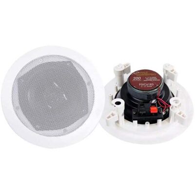 Pyle - PRO PDIC61RD 6.5'' 200W 2-Way In-Ceiling/Wall Speaker System (16 Pack) - White Pyle - PRO PDIC61RD 6.5'' 200W 2-Way In-Ceiling/Wall Speaker System (16 Pack) - White