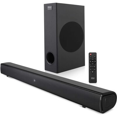 Pyle - 2.1 Tabletop Soundbar Digital Speaker System Pyle - 2.1 Tabletop Soundbar Digital Speaker System