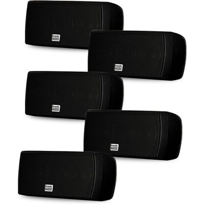 Acoustic Audio by Goldwood - AA32CB Mountable Indoor Speakers Bookshelf 5 Speaker Set AA32CB-5S - Black Acoustic Audio by Goldwood - AA32CB Mountable Indoor Speakers Bookshelf 5 Speaker Set AA32CB-5S - Black
