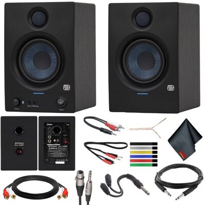 Bundle - PreSonus - Eris 4.5BT Bluetooth Studio Monitors Speakers, Pair Bundle - PreSonus - Eris 4.5BT Bluetooth Studio Monitors Speakers, Pair