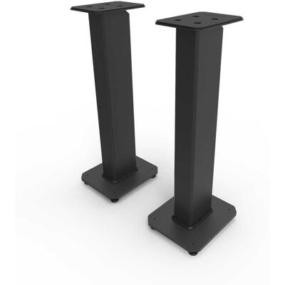 Kanto - 30" Fillable Speaker Stands with Isolation Feet and Fillable Channel, Pair - Black Kanto - 30" Fillable Speaker Stands with Isolation Feet and Fillable Channel, Pair - Black