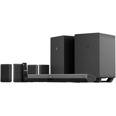 Nakamichi - Shockwafe 9.2.4Ch 1300W Soundbar System with Dual 10” Wireless Subwoofers, Dolby Atmos, eARC and SSE MAX - Black Nakamichi - Shockwafe 9.2.4Ch 1300W Soundbar System with Dual 10” Wireless Subwoofers, Dolby Atmos, eARC and SSE MAX - Black