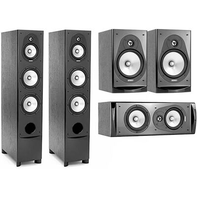 Connoisseur CF-70 6.5" 300W 3-Way Floorstanding Speaker, Black with ENERGY CC-10 CENTER SPEAKER and ENERGY CB-20 Connoisseur CF-70 6.5" 300W 3-Way Floorstanding Speaker, Black with ENERGY CC-10 CENTER SPEAKER and ENERGY CB-20