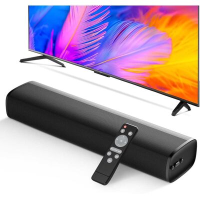 Dazzed Corner - Sound Bar, 50W Soundbar for Smart TV Bluetooth 5.3 Speaker - Black Dazzed Corner - Sound Bar, 50W Soundbar for Smart TV Bluetooth 5.3 Speaker - Black