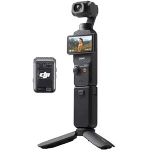 DJI - Osmo Pocket 3 Creator Combo, Vlogging Camera with 1'' CMOS, 4K/120fps Video, 3-Axis Stabilization, Face/Object Track - Black DJI - Osmo Pocket 3 Creator Combo, Vlogging Camera with 1'' CMOS, 4K/120fps Video, 3-Axis Stabilization, Face/Object Track - Black
