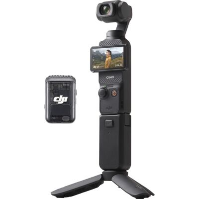 DJI - Osmo Pocket 3 Creator Combo 3-Axis Stabilized 4K Vlog Camera with Rotatable Touchscreen - Gray DJI - Osmo Pocket 3 Creator Combo 3-Axis Stabilized 4K Vlog Camera with Rotatable Touchscreen - Gray