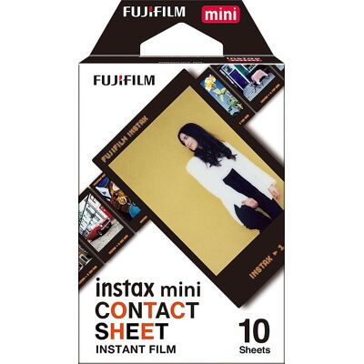 Fuji - instax mini Contact Sheet Instant Film - Black Fuji - instax mini Contact Sheet Instant Film - Black