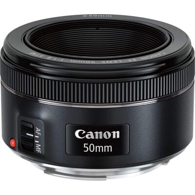 Canon - EF50mm F1.8 STM Standard Prime Lens for EOS DSLR Cameras - Black Canon - EF50mm F1.8 STM Standard Prime Lens for EOS DSLR Cameras - Black
