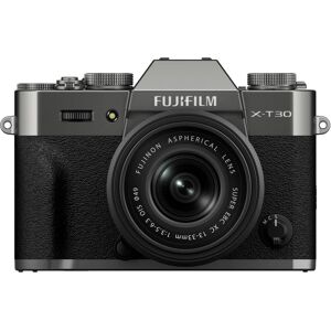 Fuji - X-T30 III Mirrorless Camera with 13-33mm f/3.5-6.3 Lens Charcoal Silver Fuji - X-T30 III Mirrorless Camera with 13-33mm f/3.5-6.3 Lens Charcoal Silver
