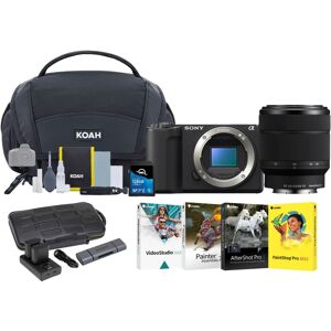 Sony - ZV-E10 II Mirrorless Camera (Black) with 28-70mm f/3.5-5.6 OSS Lens Bundle Sony - ZV-E10 II Mirrorless Camera (Black) with 28-70mm f/3.5-5.6 OSS Lens Bundle