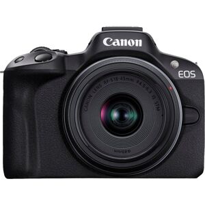 Canon - EOS R50 4K Video Mirrorless Camera 2 Lens Kit with RF-S18-45mm and RF-S55-210mm Lenses - Black Canon - EOS R50 4K Video Mirrorless Camera 2 Lens Kit with RF-S18-45mm and RF-S55-210mm Lenses - Black