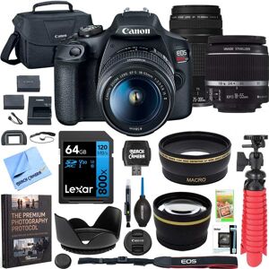 Bundle - Canon - EOS Rebel T7 DSLR Camera w/ 18-55mm IS II + 75-300mm III Double Zoom Deluxe Bundle - Canon - EOS Rebel T7 DSLR Camera w/ 18-55mm IS II + 75-300mm III Double Zoom Deluxe