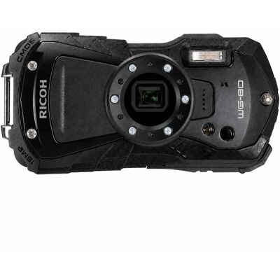 Ricoh - WG-80 Waterproof Digital Camera - Black Ricoh - WG-80 Waterproof Digital Camera - Black