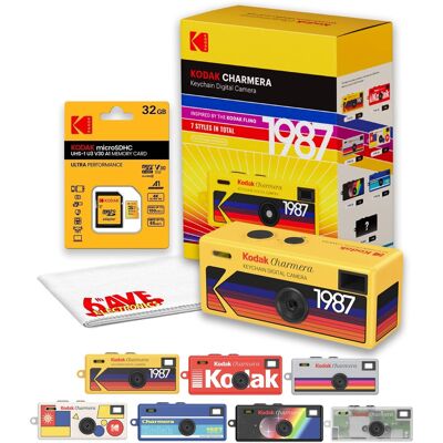 Kodak - Charmera Keychain Digital Camera, Pocket Retro Camera for Travel + More - Starter Bundle Kodak - Charmera Keychain Digital Camera, Pocket Retro Camera for Travel + More - Starter Bundle