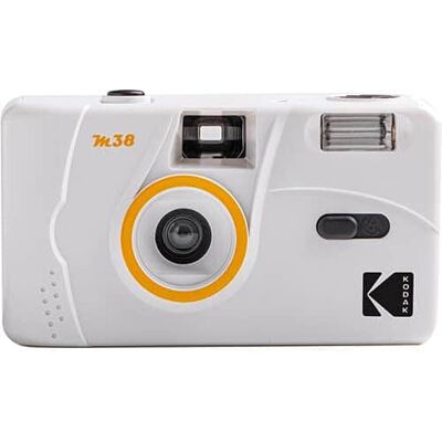 Kodak - M38 35mm Film Camera - Focus Free, Powerful Built-in Flash, Easy to Use - Clouds White Kodak - M38 35mm Film Camera - Focus Free, Powerful Built-in Flash, Easy to Use - Clouds White