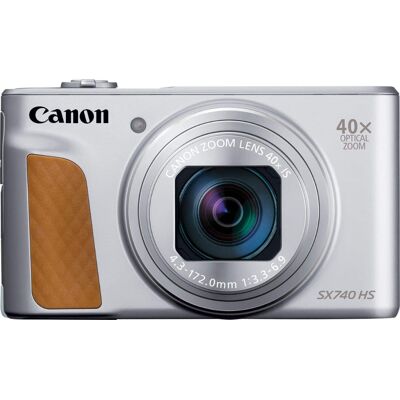 Canon - PowerShot SX740 HS 20.3-Megapixel Digital Camera - Silver Canon - PowerShot SX740 HS 20.3-Megapixel Digital Camera - Silver
