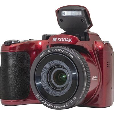 Kodak - PIXPRO AZ255 16.4 Megapixel Compact Camera - Red Kodak - PIXPRO AZ255 16.4 Megapixel Compact Camera - Red