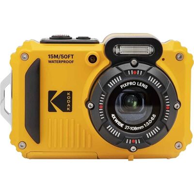 Kodak - PIXPRO WPZ2 16.4 Megapixel Waterproof Compact Camera - Yellow Kodak - PIXPRO WPZ2 16.4 Megapixel Waterproof Compact Camera - Yellow