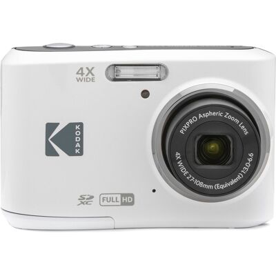 Kodak - PIXPRO FZ45 16.4 Megapixel Compact Camera - White Kodak - PIXPRO FZ45 16.4 Megapixel Compact Camera - White