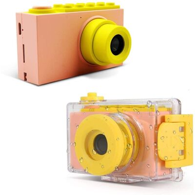 myFirst - Camera 2 Kids Action Waterproof Camera, 8MP 1080P HD Video, 16GB MicroSD Card, Lanyard Kids Camera - Pink myFirst - Camera 2 Kids Action Waterproof Camera, 8MP 1080P HD Video, 16GB MicroSD Card, Lanyard Kids Camera - Pink