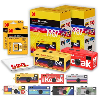 Kodak - Charmera Keychain Digital Camera, Selfies & Everyday Memories + More - Advanced Bundle Kodak - Charmera Keychain Digital Camera, Selfies & Everyday Memories + More - Advanced Bundle