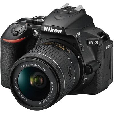 Nikon - D5600 DSLR Camera with AF-P NIKKOR 18-55mm f/3.5-5.6G VR Lens - 1576 Nikon - D5600 DSLR Camera with AF-P NIKKOR 18-55mm f/3.5-5.6G VR Lens - 1576