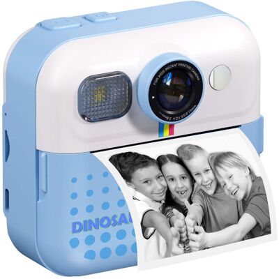 Contixo - Kids Instant Print Camera, 1080P, 3 Paper Rolls, 32GB Card, 16X Zoom, Games & MP3, for Ages 3–12 - Blue Contixo - Kids Instant Print Camera, 1080P, 3 Paper Rolls, 32GB Card, 16X Zoom, Games & MP3, for Ages 3–12 - Blue