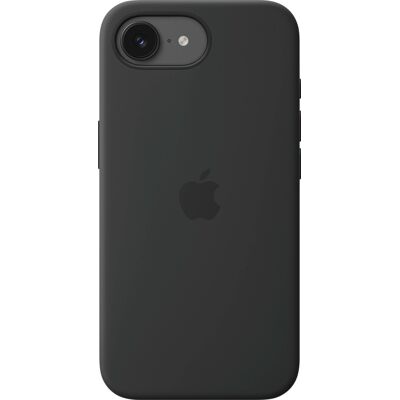 Apple - iPhone 17e Silicone Case with MagSafe - Black Apple - iPhone 17e Silicone Case with MagSafe - Black