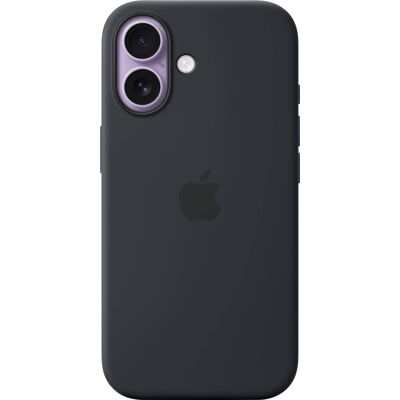 Apple - iPhone 17 Silicone Case with MagSafe - Black Apple - iPhone 17 Silicone Case with MagSafe - Black