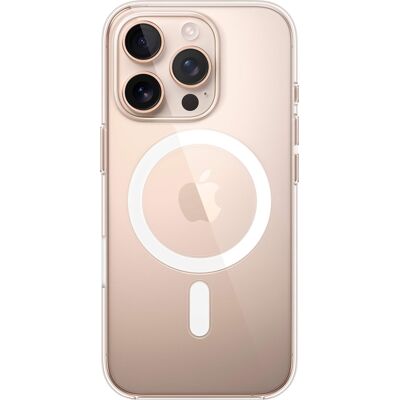 Apple - iPhone 16 Pro Case with MagSafe - Clear Apple - iPhone 16 Pro Case with MagSafe - Clear