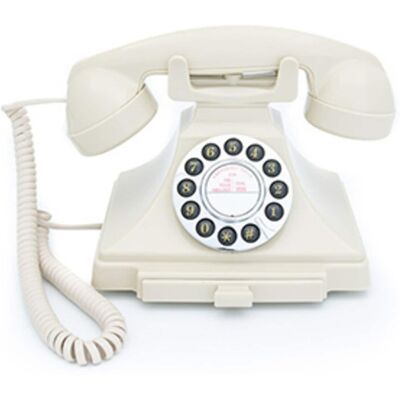 PopMarket - GPO Retro GPOCARRPBIV Carrington Push Button Telephone - Ivory - EQUIPMENT - White PopMarket - GPO Retro GPOCARRPBIV Carrington Push Button Telephone - Ivory - EQUIPMENT - White