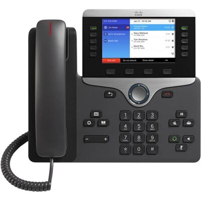 Cisco Systems Consumer Products - 8851 IP Phone - Corded/Cordless - Bluetooth - 5 Multiple Conferencing - Wall Mountable, Desktop - Unknown Cisco Systems Consumer Products - 8851 IP Phone - Corded/Cordless - Bluetooth - 5 Multiple Conferencing - Wall Mountable, Desktop - Unknown
