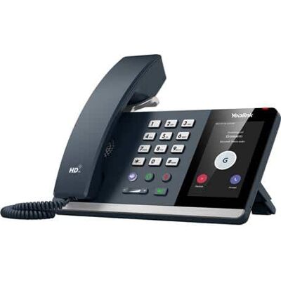 Yealink - IP Phone - Corded - Bluetooth, Wi-Fi - Wall Mountable, Desktop - (MP54TEAMSE2) - Classic Gray Yealink - IP Phone - Corded - Bluetooth, Wi-Fi - Wall Mountable, Desktop - (MP54TEAMSE2) - Classic Gray