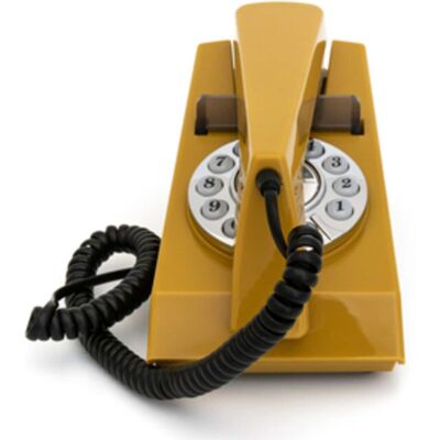 PopMarket - GPO Retro GPOTRMM Trim phone Desktop or Wall Mountable - Mustard - EQUIPMENT - Yellow PopMarket - GPO Retro GPOTRMM Trim phone Desktop or Wall Mountable - Mustard - EQUIPMENT - Yellow