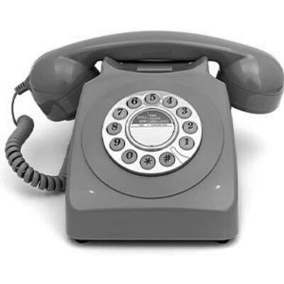 PopMarket - GPO Retro GPO746DPBGY 746 Desktop Push Button Telephone - Grey - MISC ACCESSORY - Gray PopMarket - GPO Retro GPO746DPBGY 746 Desktop Push Button Telephone - Grey - MISC ACCESSORY - Gray
