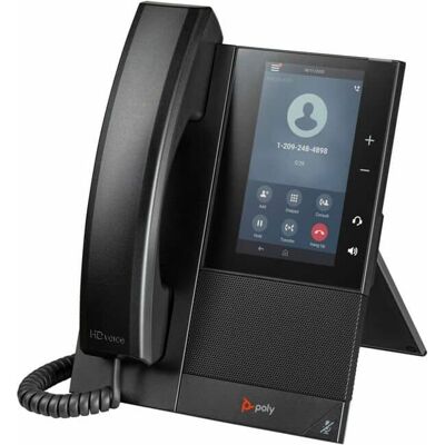 HP - Poly CCX 505 IP Phone - Corded - Corded/Cordless - Bluetooth, Wi-Fi - Desktop, Wall Mountable - 24 x Total Line - Black HP - Poly CCX 505 IP Phone - Corded - Corded/Cordless - Bluetooth, Wi-Fi - Desktop, Wall Mountable - 24 x Total Line - Black