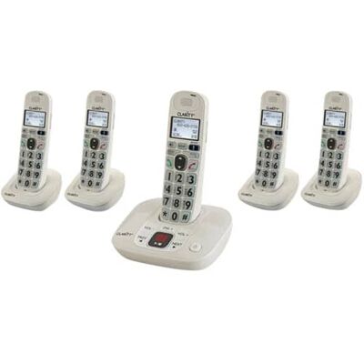 Clarity - 53174.000 DECT 6.0 Expandable Cordless Phone System with Digital Answering System - White Clarity - 53174.000 DECT 6.0 Expandable Cordless Phone System with Digital Answering System - White