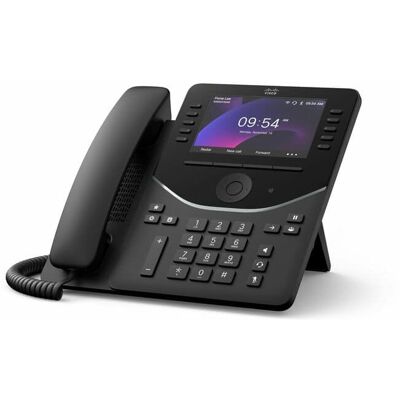 Cisco Systems Consumer Products - 9861 IP Phone - Corded/Cordless - Bluetooth, Wi-Fi - Desktop, Wall Mountable - Carbon Black Cisco Systems Consumer Products - 9861 IP Phone - Corded/Cordless - Bluetooth, Wi-Fi - Desktop, Wall Mountable - Carbon Black
