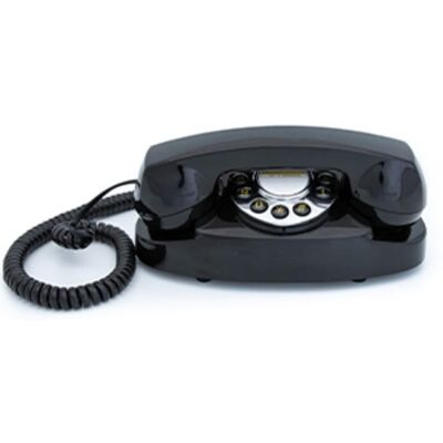 PopMarket - GPO Retro GPOAUDBK Audrey Bedside Push Button Telephone - EQUIPMENT - Black PopMarket - GPO Retro GPOAUDBK Audrey Bedside Push Button Telephone - EQUIPMENT - Black