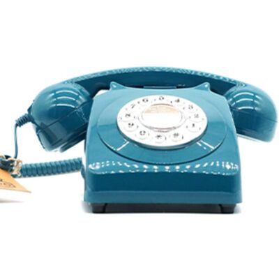 PopMarket - GPO Retro GPO746DPBAZ 746 Desktop Push Button Telephone - Azure Blue - MISC ACCESSORY - Green PopMarket - GPO Retro GPO746DPBAZ 746 Desktop Push Button Telephone - Azure Blue - MISC ACCESSORY - Green