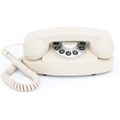PopMarket - GPO Retro GPOAUDCR Audrey Bedside Push Button Telephone - Ivory - EQUIPMENT - White PopMarket - GPO Retro GPOAUDCR Audrey Bedside Push Button Telephone - Ivory - EQUIPMENT - White