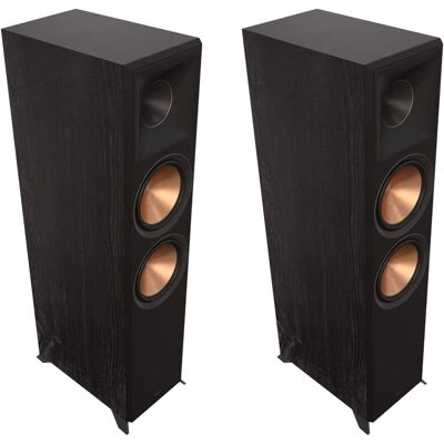 Klipsch - Reference Premiere RP-8000F II 2.0 Dual Floorstanding Speaker Pair - Ebony Klipsch - Reference Premiere RP-8000F II 2.0 Dual Floorstanding Speaker Pair - Ebony